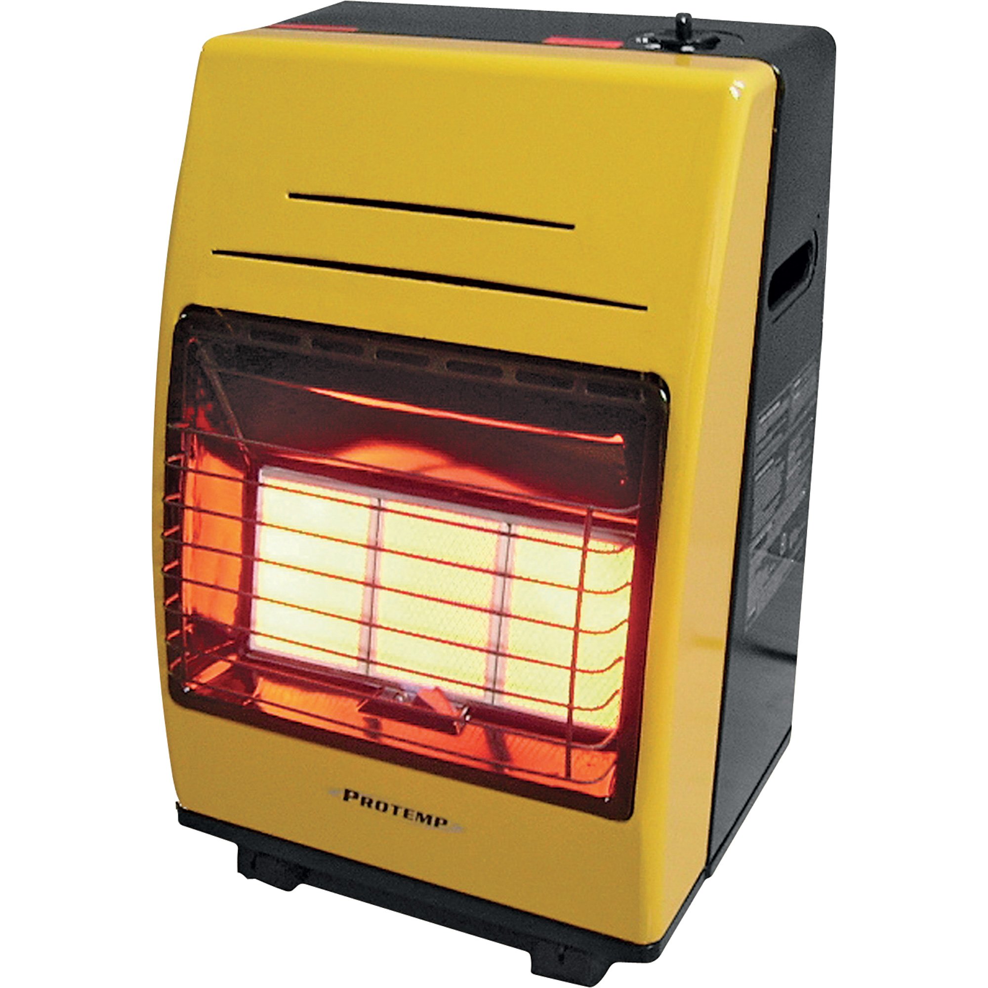 ProTemp Portable Liquid Propane Heater — 18,000 BTU, 600 Sq. Ft. Heating Capacity, Model# PT18PCH
